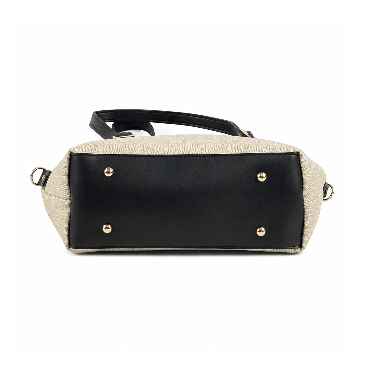 Bucket Canvas Beige & Black