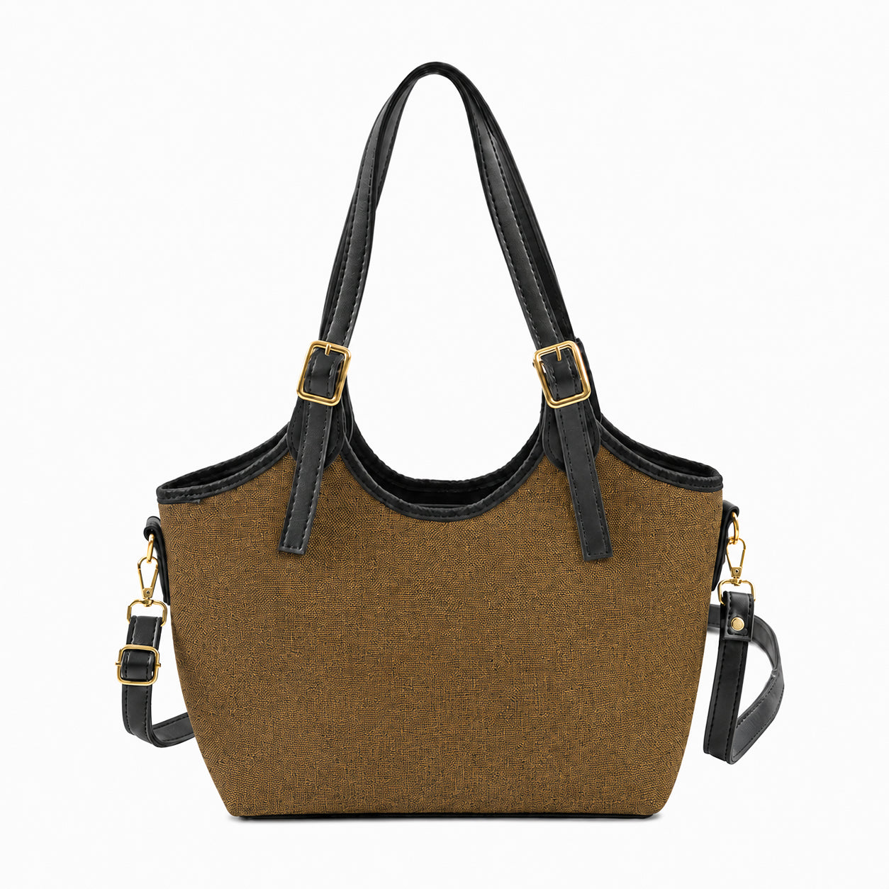 Bucket Canvas brown & black