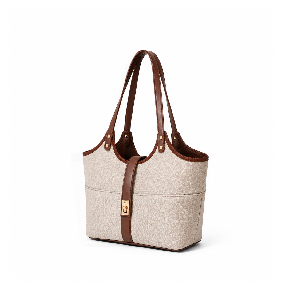 Mira Canvas Bag Plane Beige