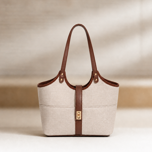 Mira Canvas Bag Plane Beige
