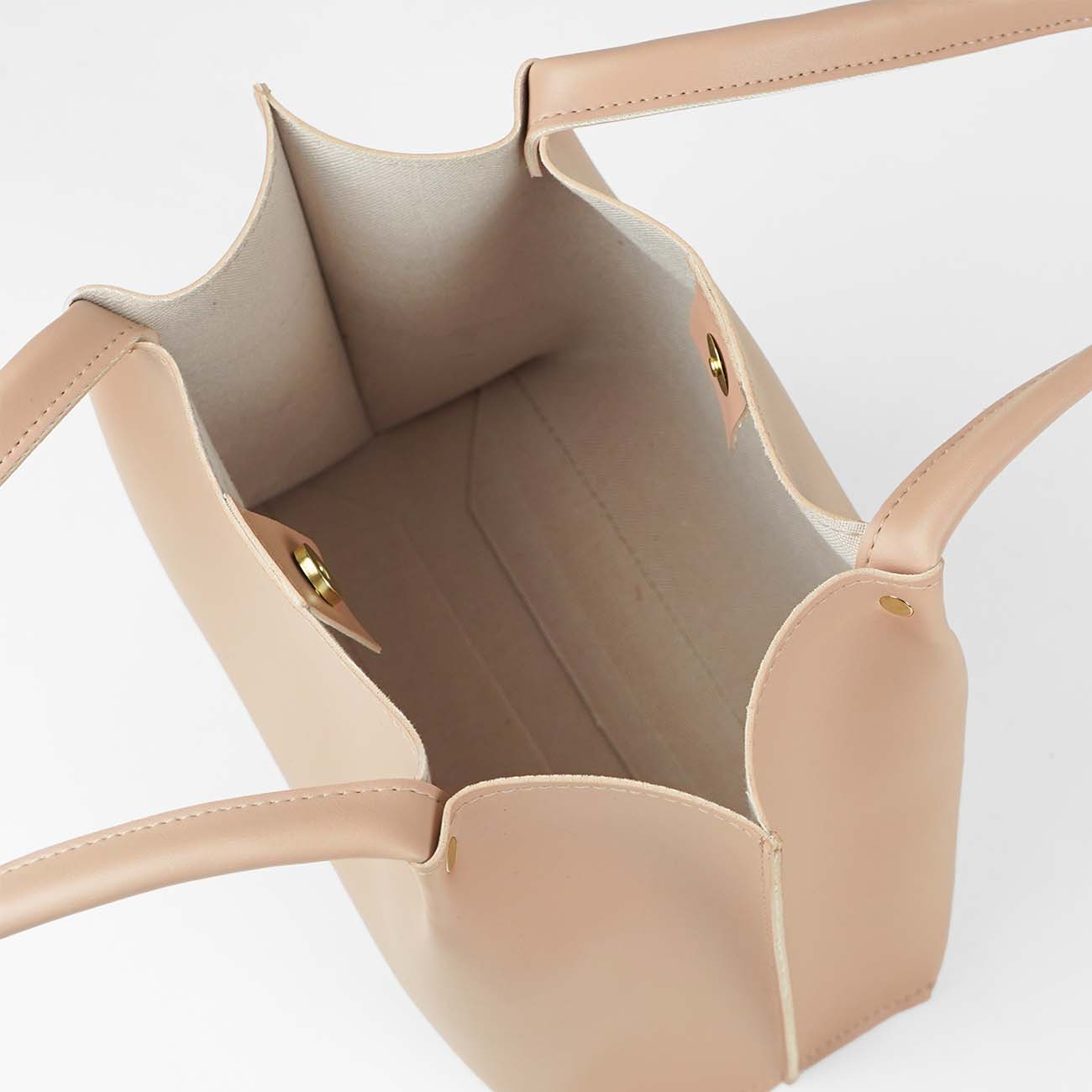 Plain Tote Set of 3 Bag Peach